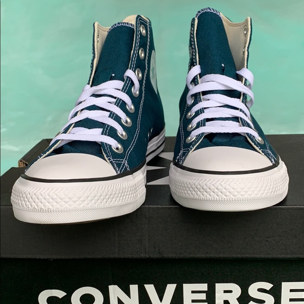 CONVERSE CTAS HI MIDNIGHT TURQUOISE MEN’S - Picture 8 of 16